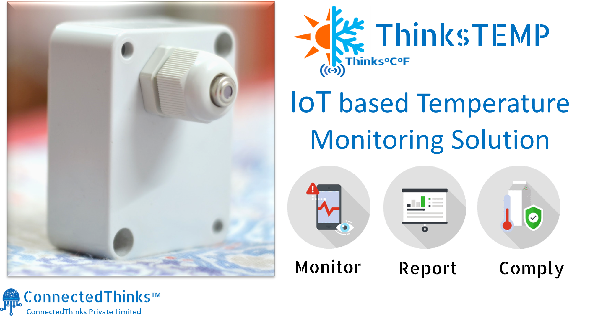 Hot Cold Chain Temperature Monitor ConnectedThinks